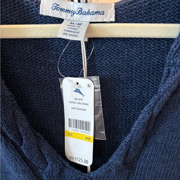 Tommy Bahama Blue V-Neck Sweater - Picture 4 of 4